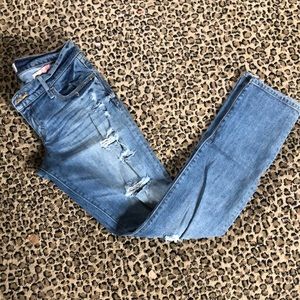Abercrombie & Fitch Relaxed distressed denim jeans